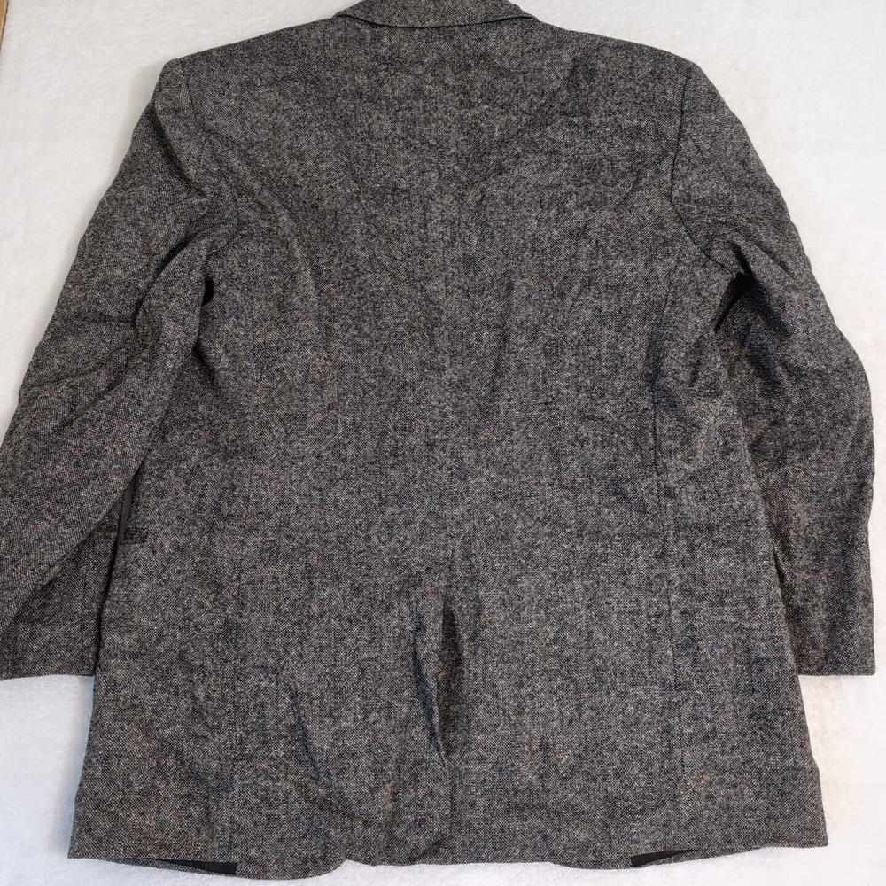 VTG Barrington Men's Tweed Sport Coat Blazer Two Button‎ Gray Color Speckled 42L - Picture 10 of 10